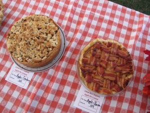 One of the more unusual apple pies had a bacon latticework top. (Russell Steven Powell photo)