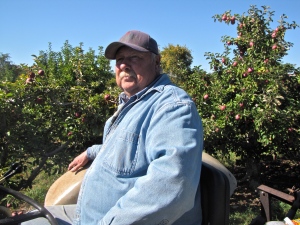 Owner James Steere, Steere Orchard, Greenville, Rhode Island (Russell Steven Powell photo)